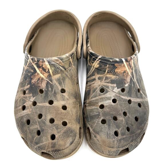 Crocs Camo Camouflage Realtree Classic Clogs Size 11 - Picture 5 of 8